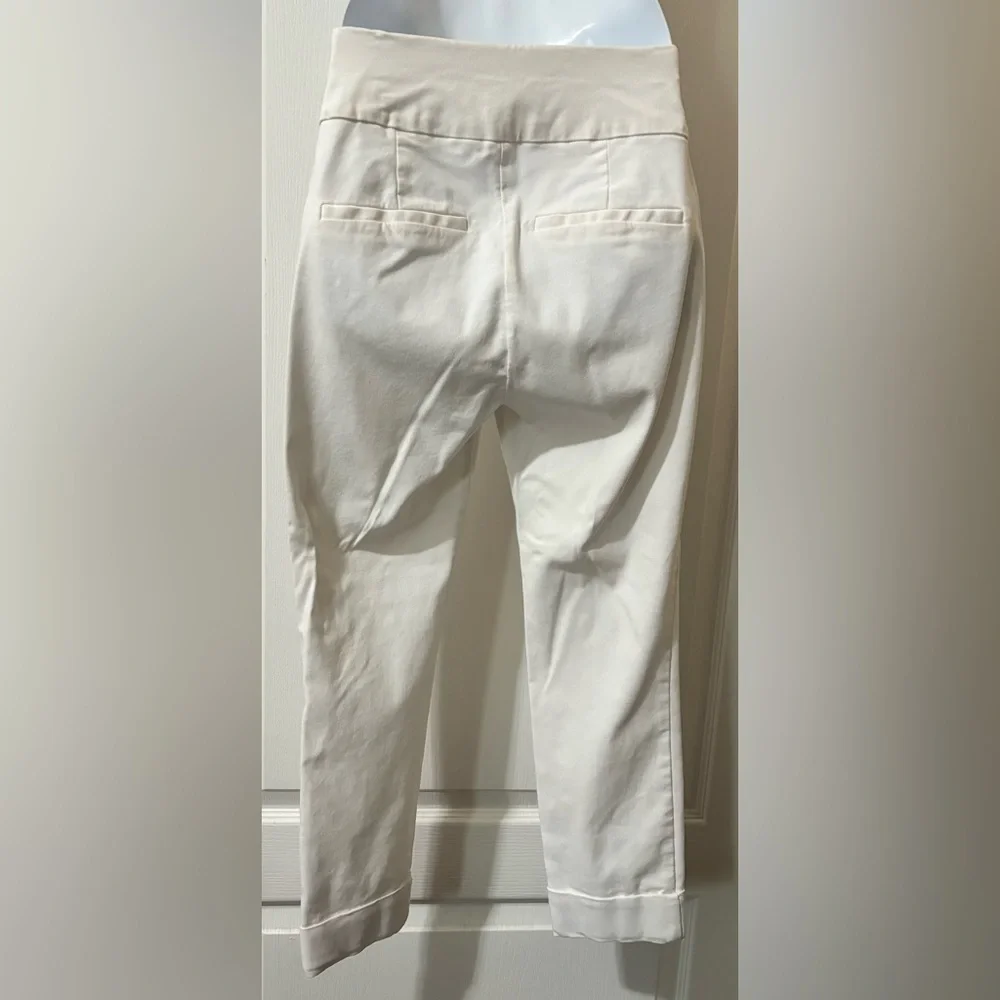 NY & Co 7th Ave White Blend Pants Women’s Small Work Dressy Women's Size Small - Picture 2 of 5
